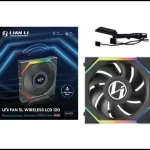 Lian Li UNI FAN SL Wireless LCD 120 Single Black Fan (12SLLCD1W1B) - 1x 120mm fans, 1.6" LCD Display 7 SL pk 02 1