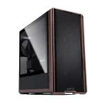 Lian Li LANCOOL 217 Black Case - 170mm ARGB front fans, wood panels, USB Type-C Port, Tempered Glass Side Panel