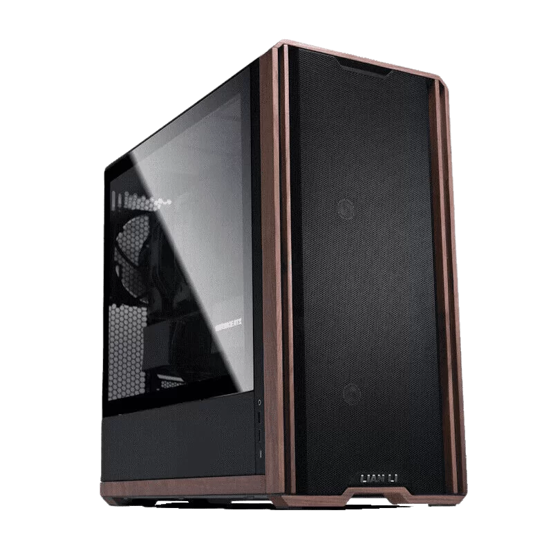 Lian Li LANCOOL 217 Black Case - 170mm ARGB front fans, wood panels, USB Type-C Port, Tempered Glass Side Panel 1 Lian Li LANCOOL 217 Black Case - 170mm ARGB front fans, wood panels, USB Type-C Port, Tempered Glass Side Panel