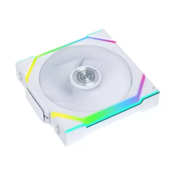 Lian Li UNI FAN SL Wireless LCD 120 Triple White Fan (12SLLCD1W3W) - 3x 120mm fans, 1.6" LCD Display, 2.4 GHz Wireless Signal for RGB & Fan Control 9 Lian Li UNI FAN SL Wireless LCD 120 Triple White Fan (12SLLCD1W3W) - 3x 120mm fans, 1.6" LCD Display, 2.4 GHz Wireless Signal for RGB & Fan Control - Ảnh 9