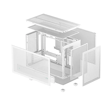 DEEPCOOL CH260 White Compact M-ATX Case 10 DEEPCOOL CH260 White Compact M-ATX Case - Ảnh 10