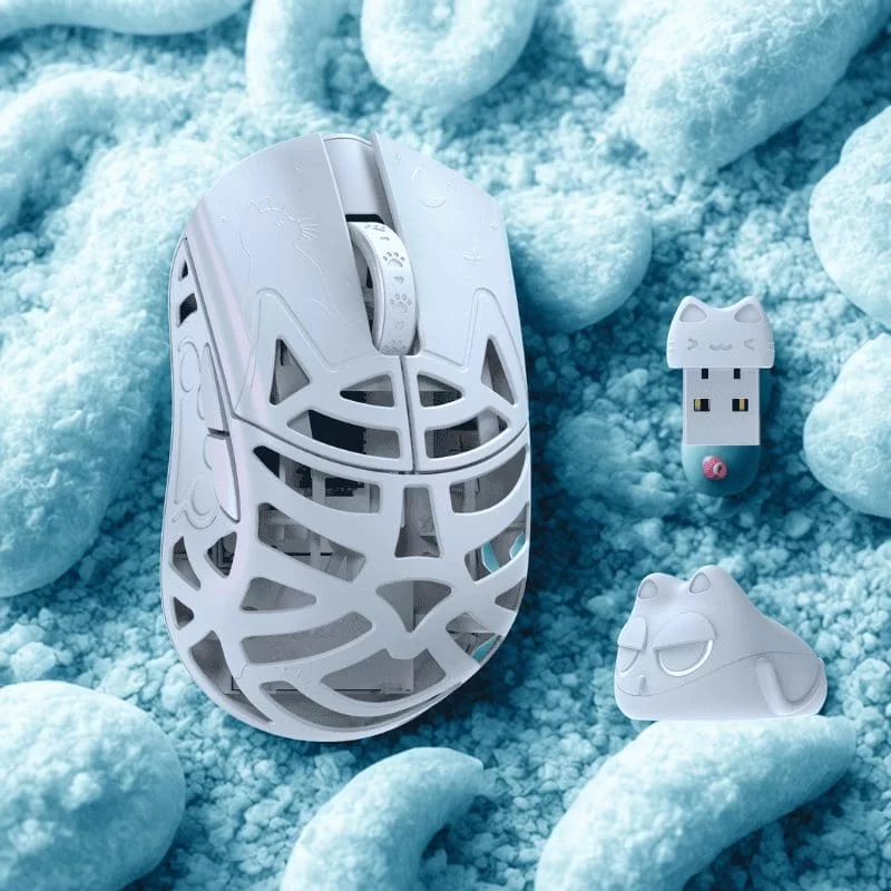 WLMOUSE Beast Miao Magnesium Gaming Mouse - 31g Magnesium Alloy + ABS Plastic Bottom 6 WLMOUSE Beast Miao Magnesium Gaming Mouse - 31g Magnesium Alloy + ABS Plastic Bottom - Ảnh 6