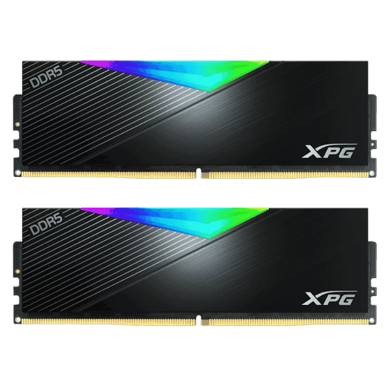 ADATA XPG LANCER RGB 64GB Memory Kit - Black, 64GB(2 x 32GB) 6000MHz CL30 DDR5 (AX5U6000C3032G-DCLARBK)