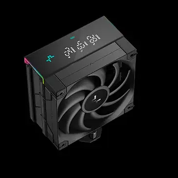 Deepcool AK400 DIGITAL PRO CPU Air Cooler - Black, 4 Heatpipes, Multi-data point screen, ARGB LED strips, FT12 SE PWM fans 5 Deepcool AK400 DIGITAL PRO CPU Air Cooler - Black, 4 Heatpipes, Multi-data point screen, ARGB LED strips, FT12 SE PWM fans - Ảnh 5