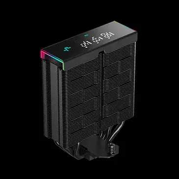 Deepcool AK400 DIGITAL PRO CPU Air Cooler - Black, 4 Heatpipes, Multi-data point screen, ARGB LED strips, FT12 SE PWM fans 9 Deepcool AK400 DIGITAL PRO CPU Air Cooler - Black, 4 Heatpipes, Multi-data point screen, ARGB LED strips, FT12 SE PWM fans - Ảnh 9