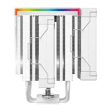 Deepcool AK620 DIGITAL PRO WH CPU Air Cooler - White, 6 Heatpipes, Dual Tower, Multi-data point screen, 260W TDP, 2x FT12 SE PWM fans 6 Deepcool AK620 DIGITAL PRO WH CPU Air Cooler - White, 6 Heatpipes, Dual Tower, Multi-data point screen, 260W TDP, 2x FT12 SE PWM fans - Ảnh 6