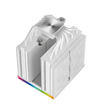Deepcool AK620 DIGITAL PRO WH CPU Air Cooler - White, 6 Heatpipes, Dual Tower, Multi-data point screen, 260W TDP, 2x FT12 SE PWM fans 7 Deepcool AK620 DIGITAL PRO WH CPU Air Cooler - White, 6 Heatpipes, Dual Tower, Multi-data point screen, 260W TDP, 2x FT12 SE PWM fans - Ảnh 7