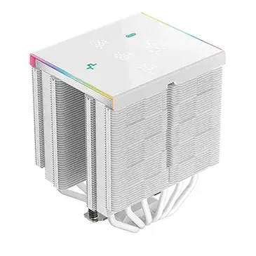 Deepcool AK620 DIGITAL PRO WH CPU Air Cooler - White, 6 Heatpipes, Dual Tower, Multi-data point screen, 260W TDP, 2x FT12 SE PWM fans 8 Deepcool AK620 DIGITAL PRO WH CPU Air Cooler - White, 6 Heatpipes, Dual Tower, Multi-data point screen, 260W TDP, 2x FT12 SE PWM fans - Ảnh 8