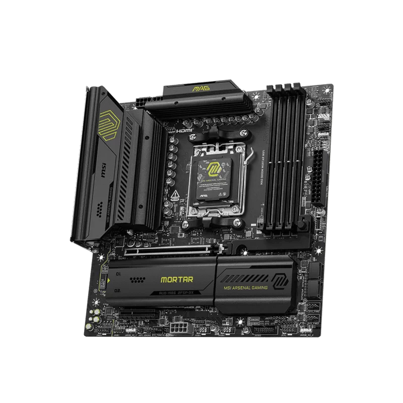 MSI MAG B850M MORTAR WIFI Mainboard 5 MSI MAG B850M MORTAR WIFI Mainboard - Ảnh 5
