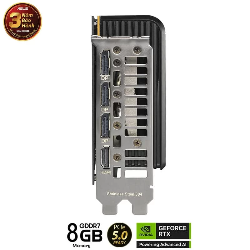 ASUS PRIME GeForce RTX 5060 8GB GDDR7 (PRIME-RTX5060-8G) Graphics Card 6 ASUS PRIME GeForce RTX 5060 8GB GDDR7 (PRIME-RTX5060-8G) Graphics Card - Ảnh 6