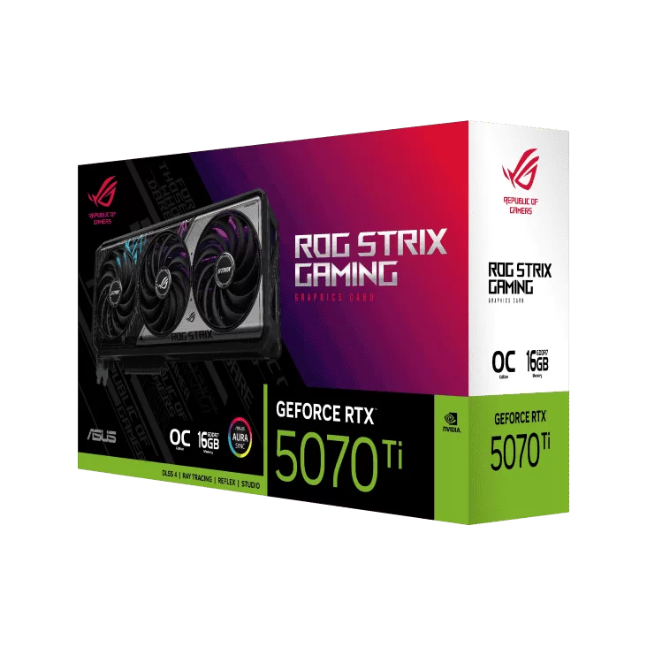 ASUS ROG Strix GeForce RTX 5070Ti OC Edition 16GB GDDR7 (ROG-STRIX-RTX5070TI-O16G-GAMING) Graphics Card 12 ASUS ROG Strix GeForce RTX 5070Ti OC Edition 16GB GDDR7 (ROG-STRIX-RTX5070TI-O16G-GAMING) Graphics Card - Ảnh 12