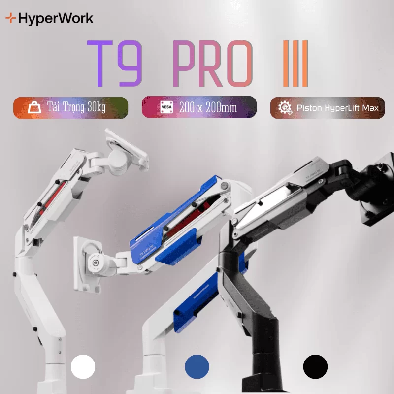 HyperWork T9 Pro III - Ultra heavy-duty Monitor Stand 1 HyperWork T9 Pro III - Ultra heavy-duty Monitor Stand