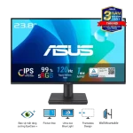 ASUS VA249HG Eye Care Monitor - 24 inch, IPS, FHD (1920x1080) Frameless, 99% sRGB, 120Hz, 1ms MPRT, HDMI + VGA