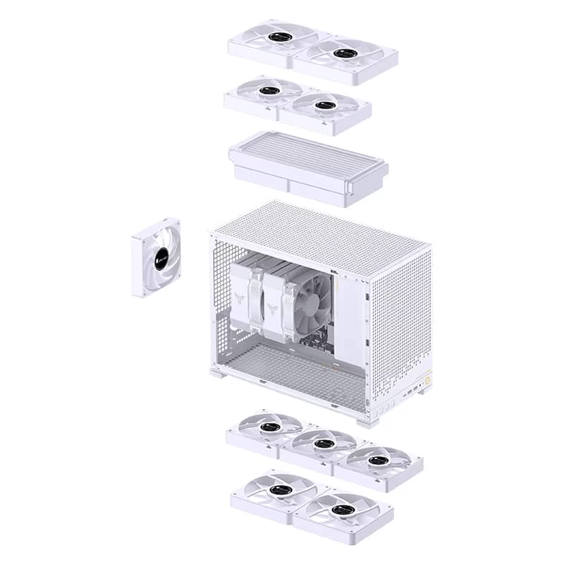Jonsbo D32 PRO White M-ATX Case 15 Jonsbo D32 PRO White M-ATX Case - Ảnh 15