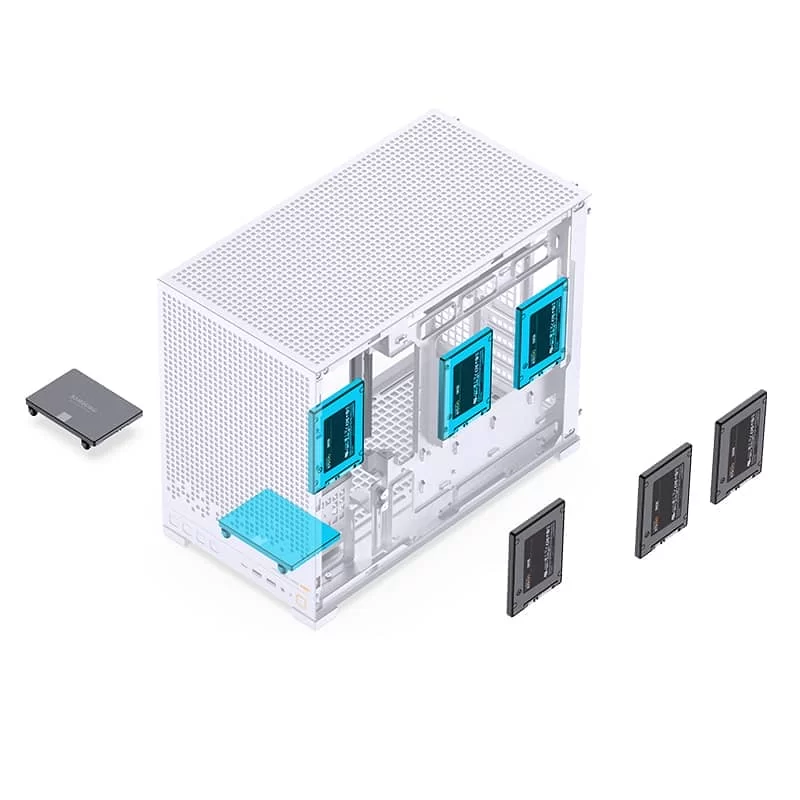 Jonsbo D32 PRO White M-ATX Case 17 Jonsbo D32 PRO White M-ATX Case - Ảnh 17