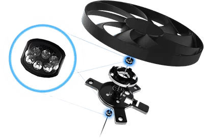 dual ball fan bearings