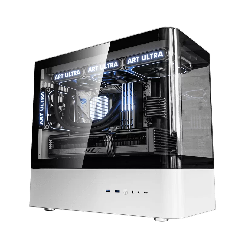 QC.Art HM1 Sea View M-ATX Tower Case 1 QC.Art HM1 Sea View M-ATX Tower Case