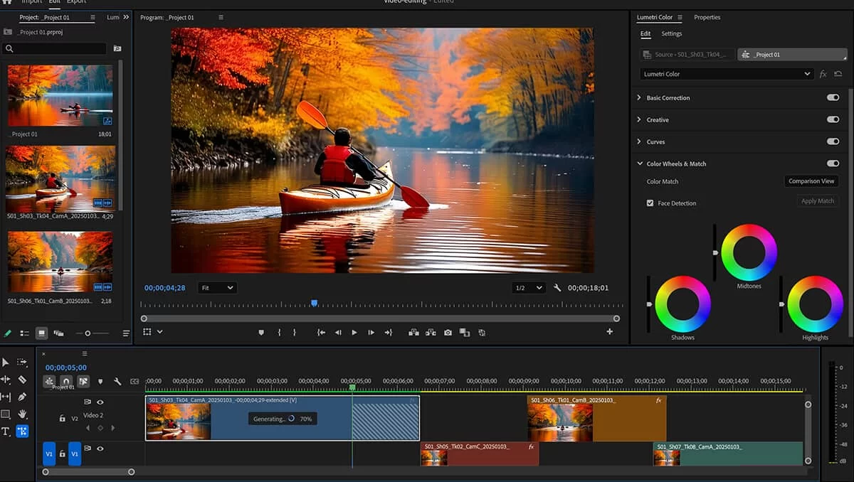 video editing