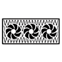 360 mm Aluminum Radiator icon