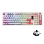 AKKO 5098B Prunus Lannesiana Keyboard - 98%, TFT LCD screen, Multi-modes, Gasket mount, PBT Dye-Sub Keycaps, Hotswap, 8000mAh