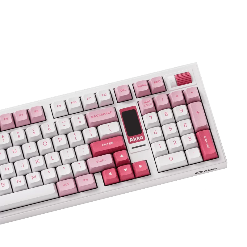 AKKO 5098B Prunus Lannesiana Keyboard - 98%, TFT LCD screen, Multi-modes, Gasket mount, PBT Dye-Sub Keycaps, Hotswap, 8000mAh 5 AKKO 5098B Prunus Lannesiana Keyboard - 98%, TFT LCD screen, Multi-modes, Gasket mount, PBT Dye-Sub Keycaps, Hotswap, 8000mAh - Ảnh 5