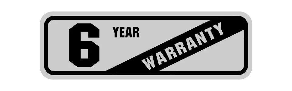 6year warranty