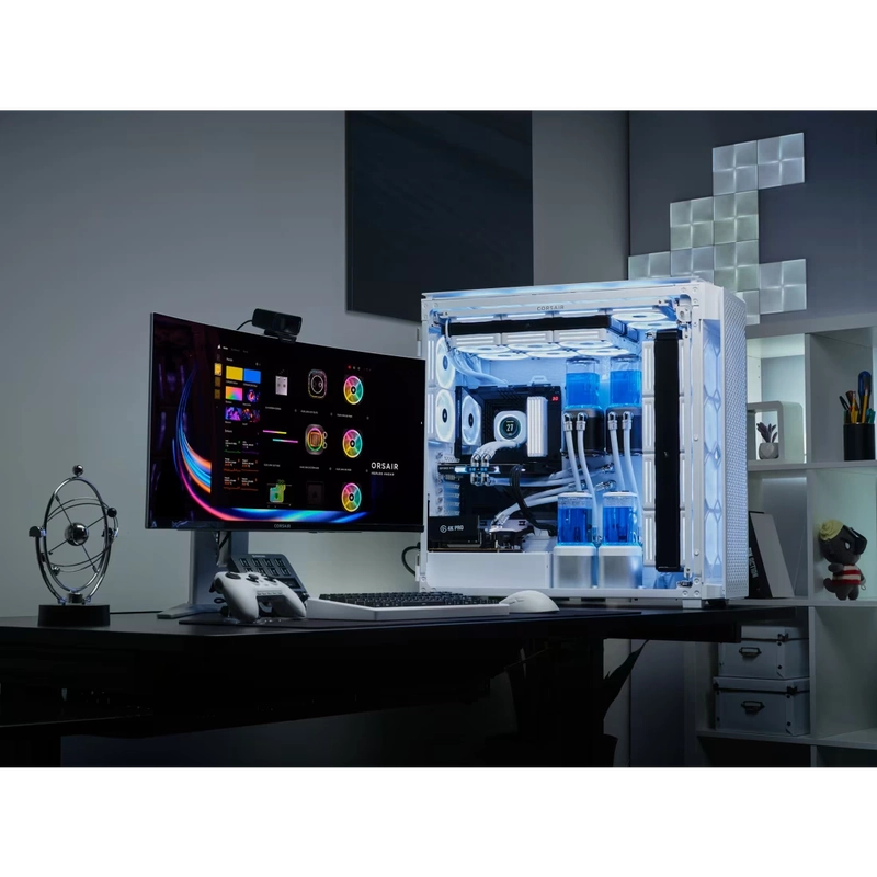 CORSAIR CORSAIR 9000D White RGB AIRFLOW Super Full-Tower PC Case 7 CORSAIR CORSAIR 9000D White RGB AIRFLOW Super Full-Tower PC Case - Ảnh 7