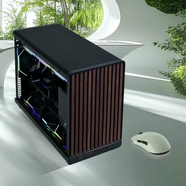 Lian Li DAN A3-mATX - Wood Front & Side Tempered Glass Panel Edition, M-ATX Case 9 Lian Li DAN A3-mATX - Wood Front & Side Tempered Glass Panel Edition, M-ATX Case - Ảnh 9