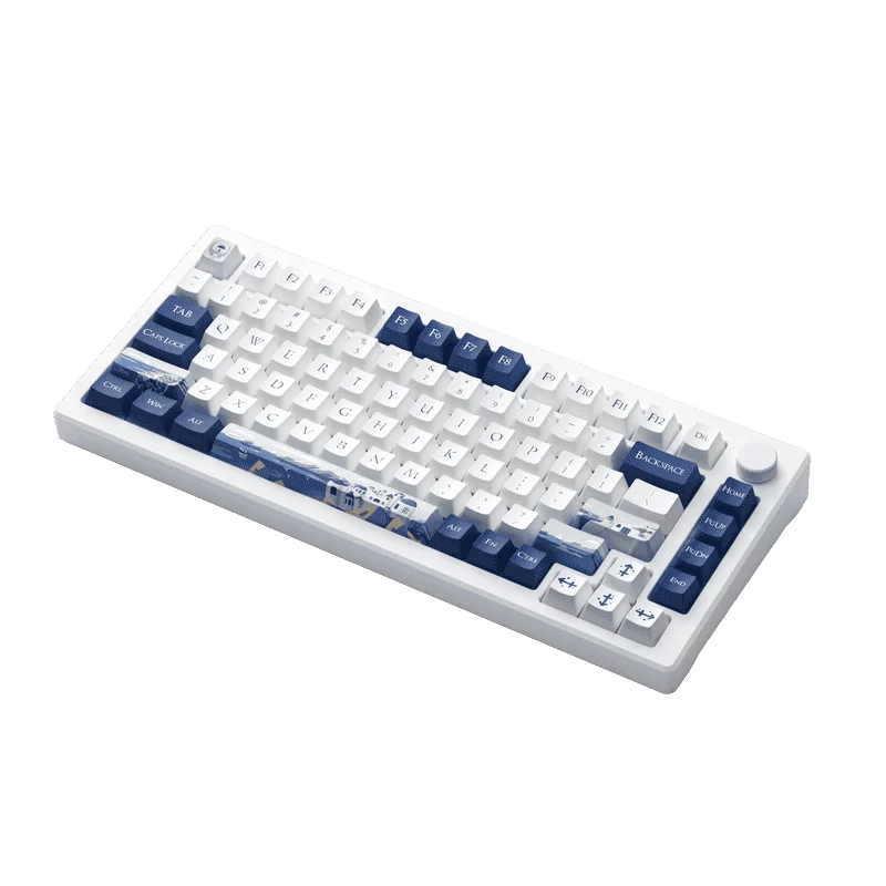 AKKO MOD007B-HE PC Santorini Sakura Pink Magnetic Switch Keyboard - 75%, RGB backlit, USB Type C 8K Hz Polling Rate Rapid Trigger 6 AKKO MOD007B-HE PC Santorini Sakura Pink Magnetic Switch Keyboard - 75%, RGB backlit, USB Type C 8K Hz Polling Rate Rapid Trigger - Ảnh 6