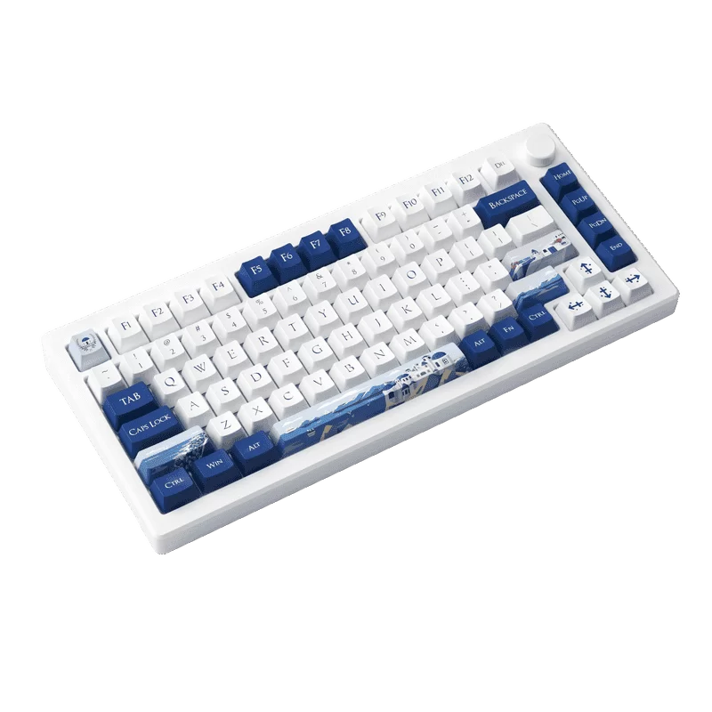 AKKO MOD007B-HE PC Santorini Sakura Pink Magnetic Switch Keyboard - 75%, RGB backlit, USB Type C 8K Hz Polling Rate Rapid Trigger 7 AKKO MOD007B-HE PC Santorini Sakura Pink Magnetic Switch Keyboard - 75%, RGB backlit, USB Type C 8K Hz Polling Rate Rapid Trigger - Ảnh 7
