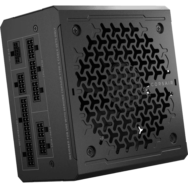 CORSAIR RMe Series RM1000e ATX 3.1 PCIe 5.1 (2025) Fully Modular PSU - 12V‑2×6 (GPU), 1000 Watt, 80 plus Gold, Low-Noise 3 CORSAIR RMe Series RM1000e ATX 3.1 PCIe 5.1 (2025) Fully Modular PSU - 12V‑2×6 (GPU), 1000 Watt, 80 plus Gold, Low-Noise - Ảnh 3