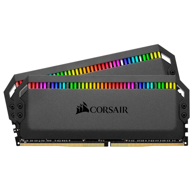 CORSAIR Dominator Platinum RGB 16GB Memory Kit - Black, 16GB (2x8GB) DDR4, 3200MHz, CL16 (CMT16GX4M2E3200C16) 1 CORSAIR Dominator Platinum RGB 16GB Memory Kit - Black, 16GB (2x8GB) DDR4, 3200MHz, CL16 (CMT16GX4M2E3200C16)