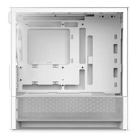 NZXT H3 Flow White MATX Airflow Case - All White, 1x F120Q (CV) Fan 3 NZXT H3 Flow White MATX Airflow Case - All White, 1x F120Q (CV) Fan - Ảnh 3