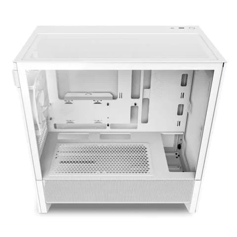 NZXT H3 Flow White MATX Airflow Case - All White, 1x F120Q (CV) Fan 4 NZXT H3 Flow White MATX Airflow Case - All White, 1x F120Q (CV) Fan - Ảnh 4