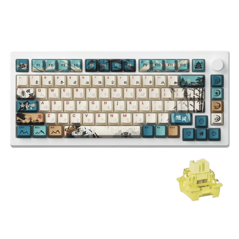 AKKO MOD007B-HE PC Joy of Life Keyboard - 75%, RGB backlit, USB Type C 8K Hz Polling Rate Rapid Trigger 1 AKKO MOD007B-HE PC Joy of Life Keyboard - 75%, RGB backlit, USB Type C 8K Hz Polling Rate Rapid Trigger
