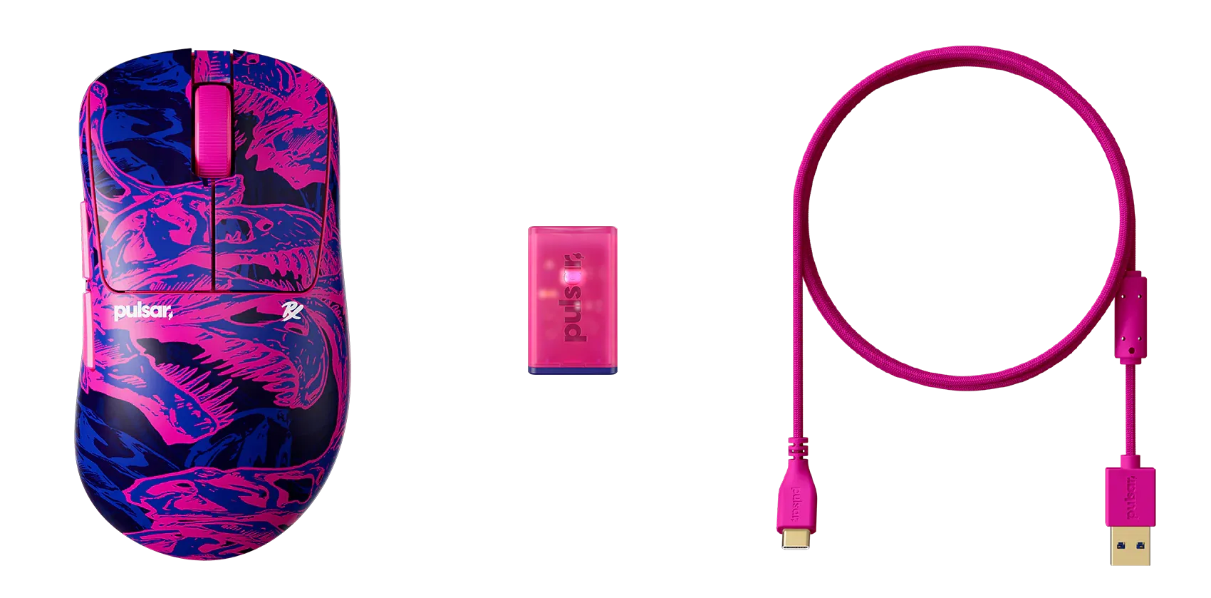 PRX Edition Xlitev4 Wireless Gaming Mouse package contents