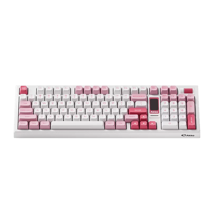 AKKO 5098B Prunus Lannesiana Keyboard - 98%, TFT LCD screen, Multi-modes, Gasket mount, PBT Dye-Sub Keycaps, Hotswap, 8000mAh 7 AKKO 5098B Prunus Lannesiana Keyboard - 98%, TFT LCD screen, Multi-modes, Gasket mount, PBT Dye-Sub Keycaps, Hotswap, 8000mAh - Ảnh 7