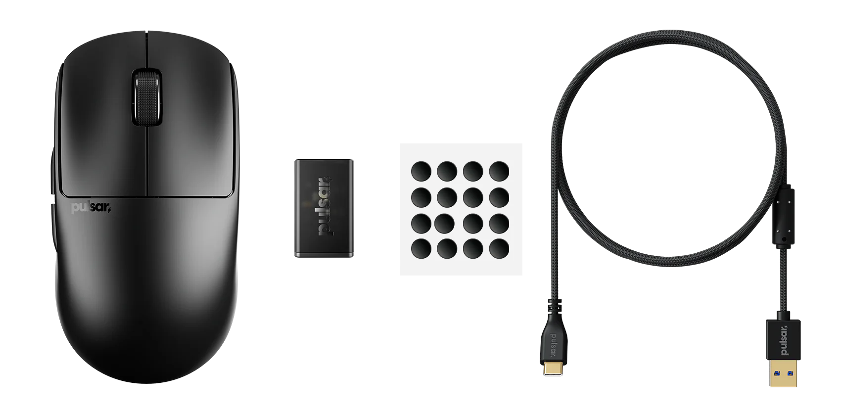 Pulsar X2 CL jetblack PackageContents
