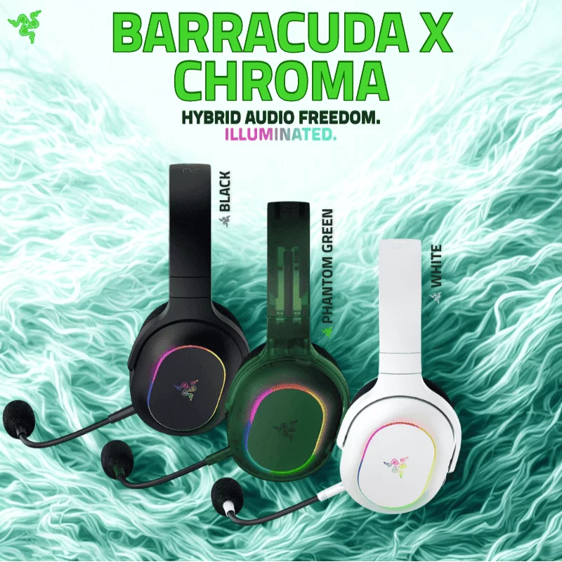 Razer Barracuda X Chroma Wireless Multi-Platform Gaming Headset 1 Razer Barracuda X Chroma Wireless Multi-Platform Gaming Headset