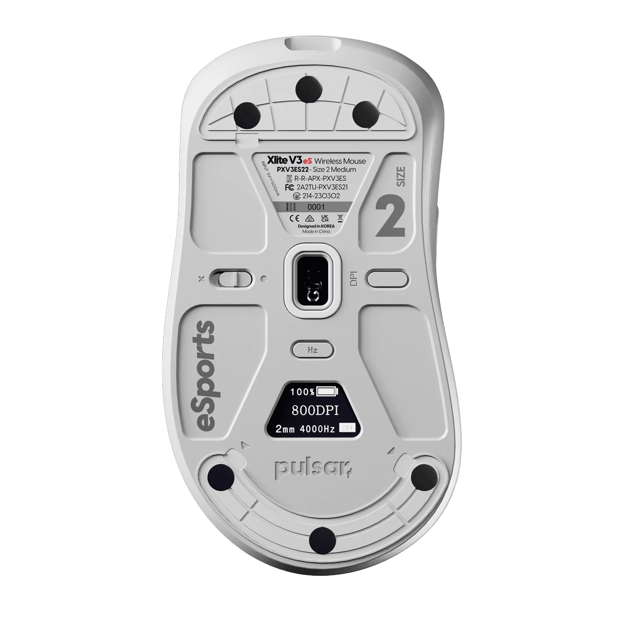 SupearglideV2 Dotskate White0000 1