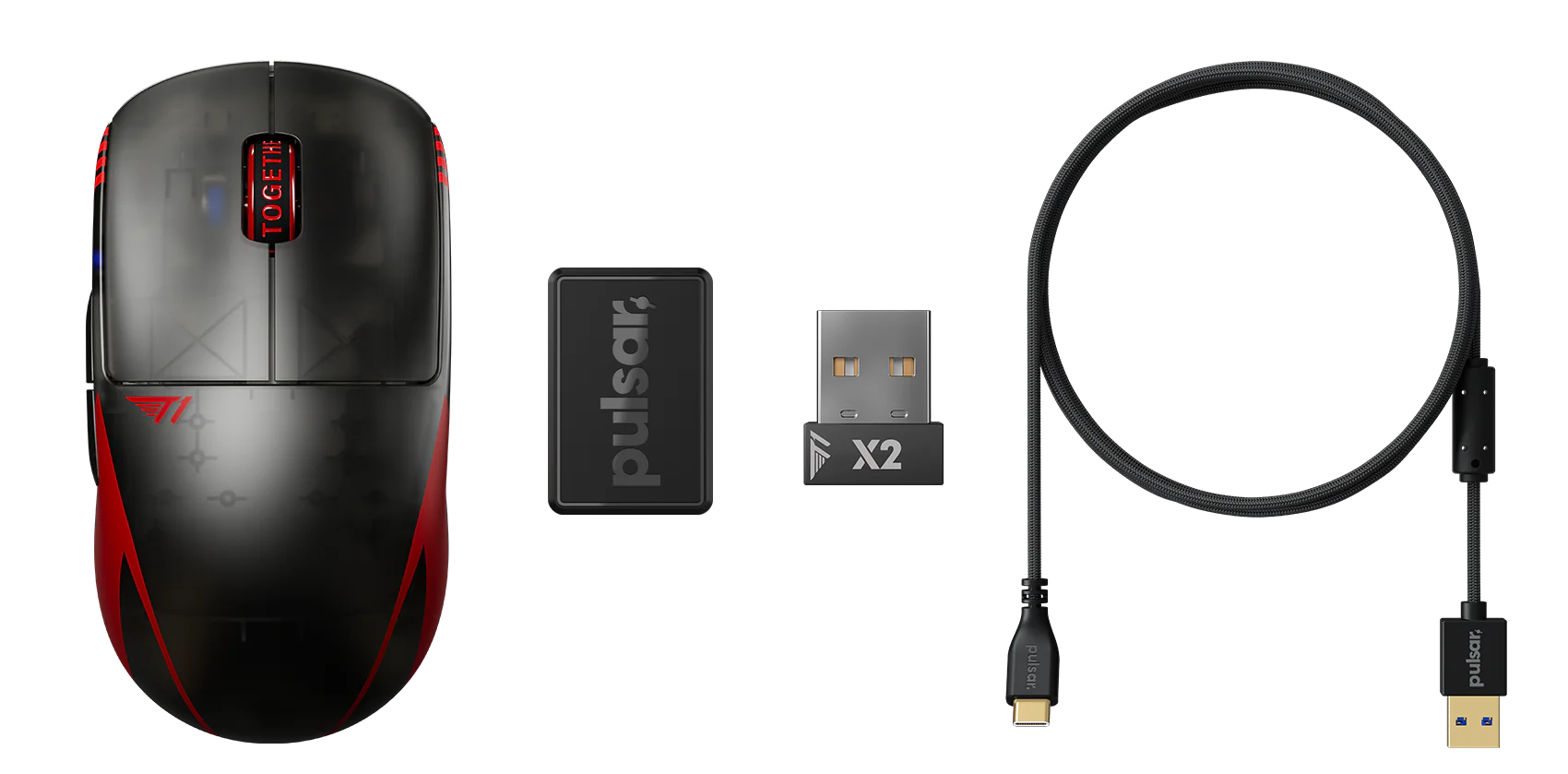T1 Edition X2v3 Wireless Gaming Mouse package contents caf37c38 7882 432b 910b c5fdc402f234