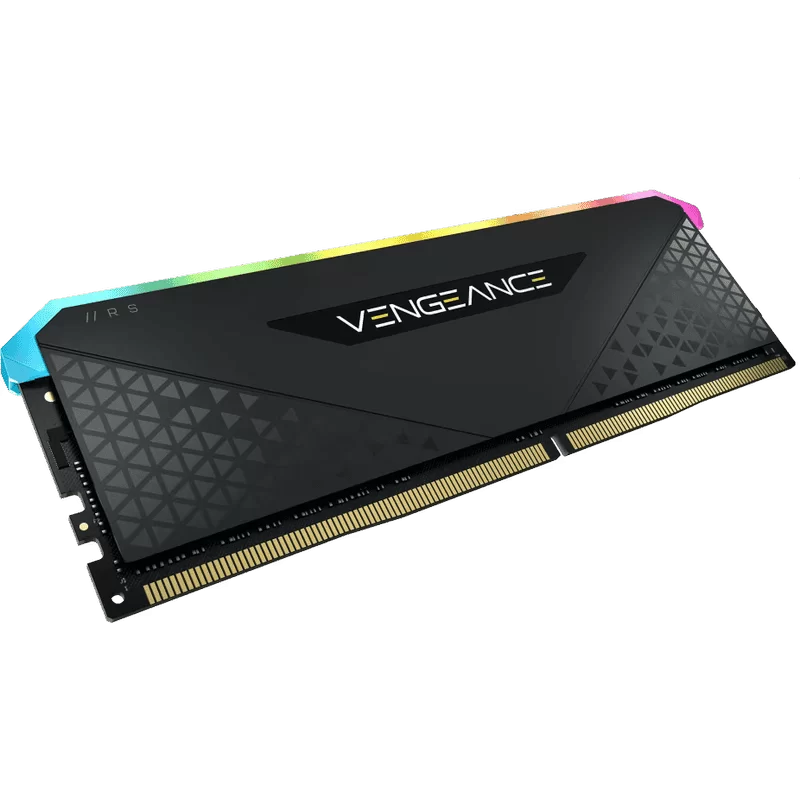 CORSAIR VENGEANCE RGB RS 8GB Memory Kit - Black, 8GB (1x8GB) 3600MHz C18 (CMG8GX4M1D3600C18) 2 CORSAIR VENGEANCE RGB RS 8GB Memory Kit - Black, 8GB (1x8GB) 3600MHz C18 (CMG8GX4M1D3600C18) - Ảnh 2