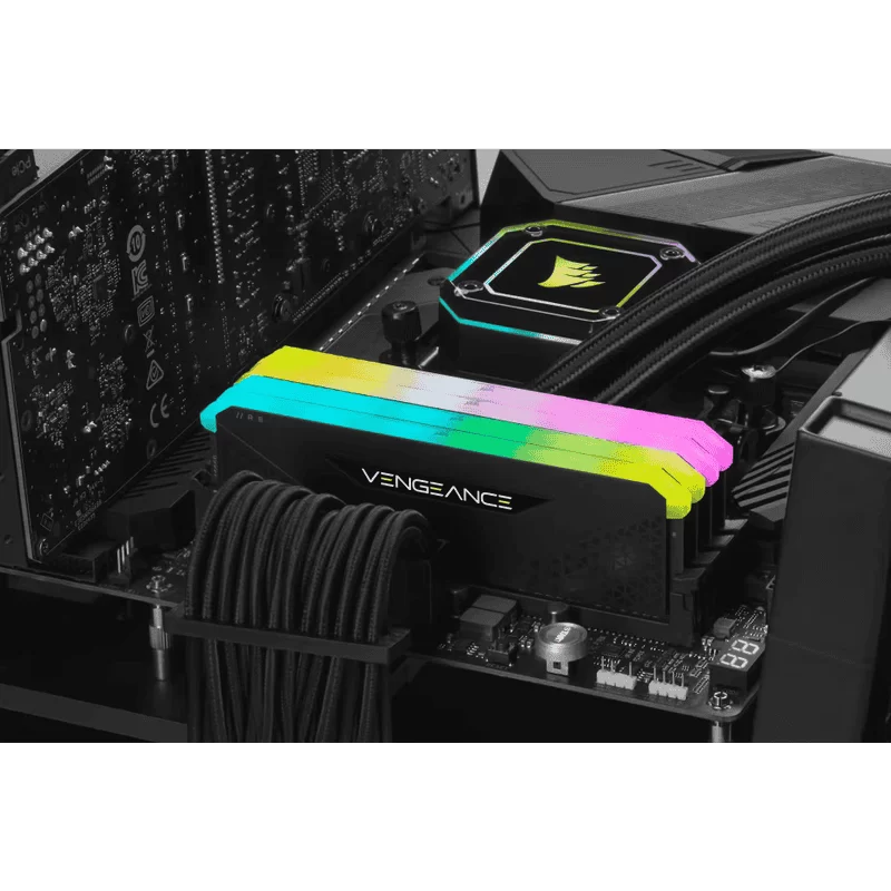 CORSAIR VENGEANCE RGB RS 8GB Memory Kit - Black, 8GB (1x8GB) 3600MHz C18 (CMG8GX4M1D3600C18) 5 CORSAIR VENGEANCE RGB RS 8GB Memory Kit - Black, 8GB (1x8GB) 3600MHz C18 (CMG8GX4M1D3600C18) - Ảnh 5
