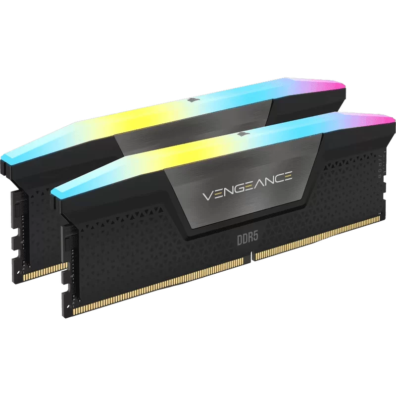 CORSAIR Vengeance RGB 96GB Memory Kit - Black, 96GB (2x48GB) DDR5, 5600MHz, CL40 DDR5 (CMH96GX5M2B5600C40) 2 CORSAIR Vengeance RGB 96GB Memory Kit - Black, 96GB (2x48GB) DDR5, 5600MHz, CL40 DDR5 (CMH96GX5M2B5600C40) - Ảnh 2