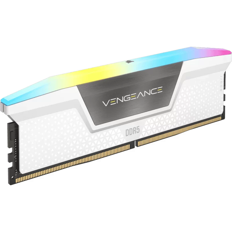 CORSAIR Vengeance RGB 32GB Memory Kit - White, 32GB (2x16GB) DDR5, 6000MHz, CL36 DDR5 (CMH32GX5M2E6000C36W) 4 CORSAIR Vengeance RGB 32GB Memory Kit - White, 32GB (2x16GB) DDR5, 6000MHz, CL36 DDR5 (CMH32GX5M2E6000C36W) - Ảnh 4