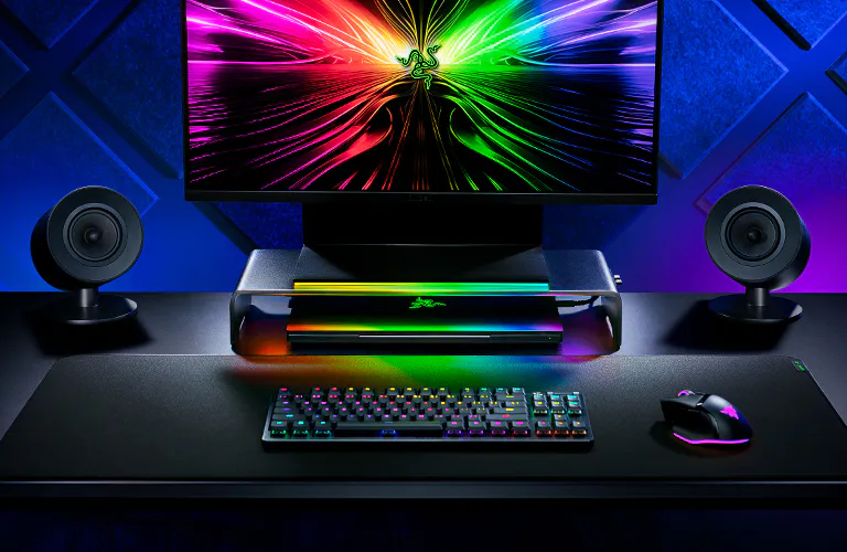 razer monitor stand chroma chroma rgb mobile