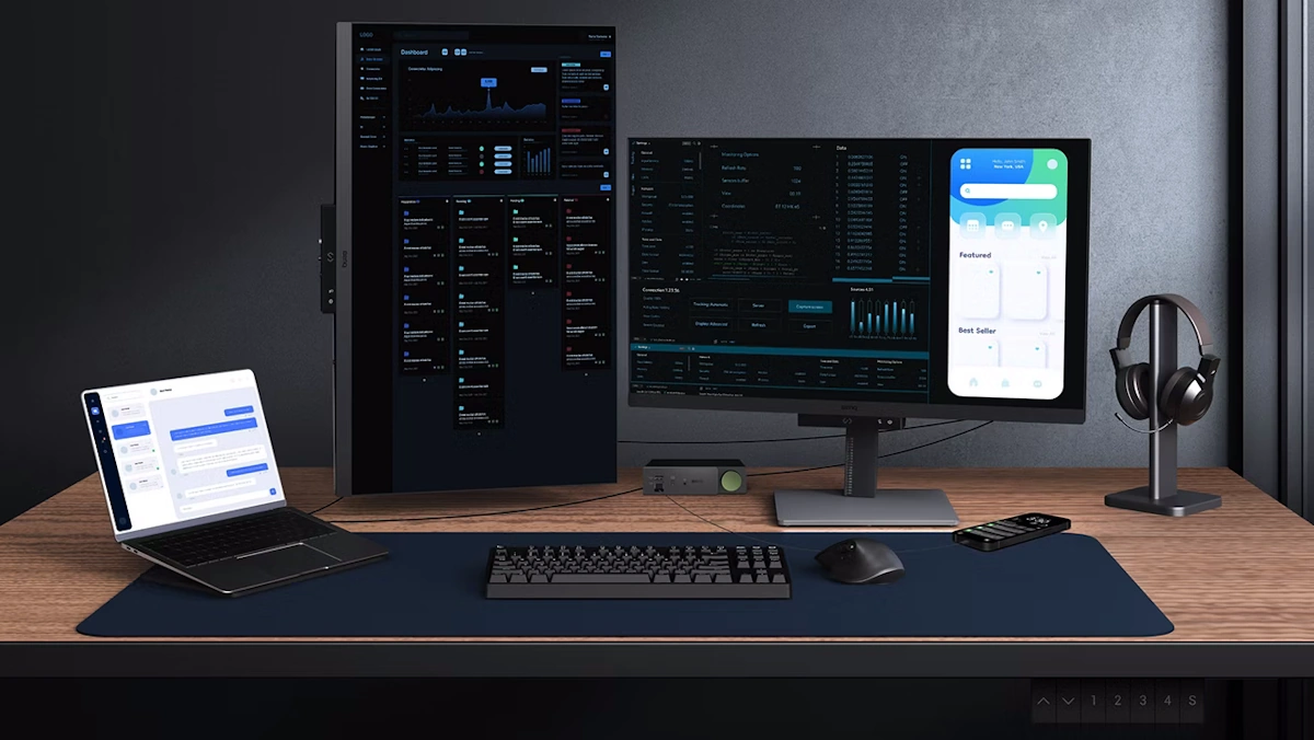 BenQ RD320U Programming Monitor - 31.5 inch, 4K UHD (3840x2160) 16:9, HDR10 VESA DisplayHDR 400, IPS 60Hz, USB‑C 90W 46 RD Fine Coated