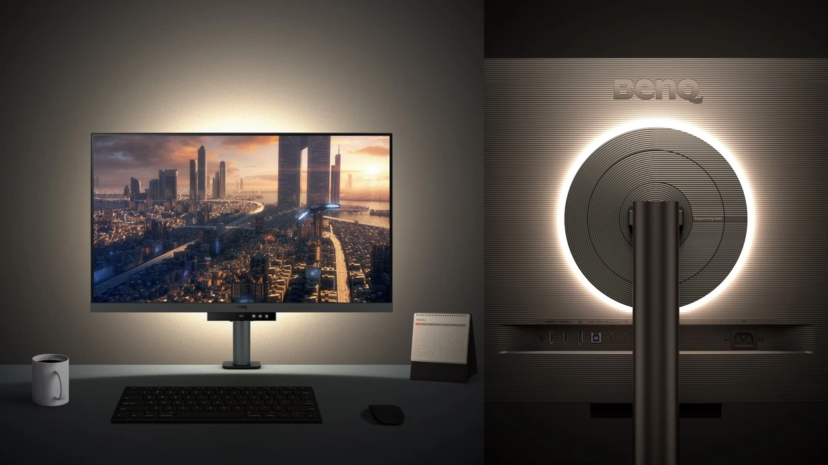 BenQ RD320U Programming Monitor - 31.5 inch, 4K UHD (3840x2160) 16:9, HDR10 VESA DisplayHDR 400, IPS 60Hz, USB‑C 90W 51 RD Fine Coated