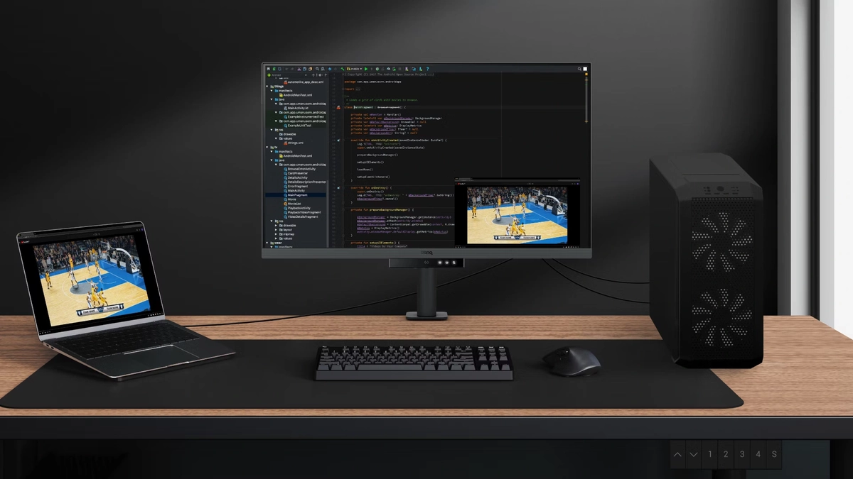 BenQ RD320U Programming Monitor - 31.5 inch, 4K UHD (3840x2160) 16:9, HDR10 VESA DisplayHDR 400, IPS 60Hz, USB‑C 90W 48 RD Fine Coated