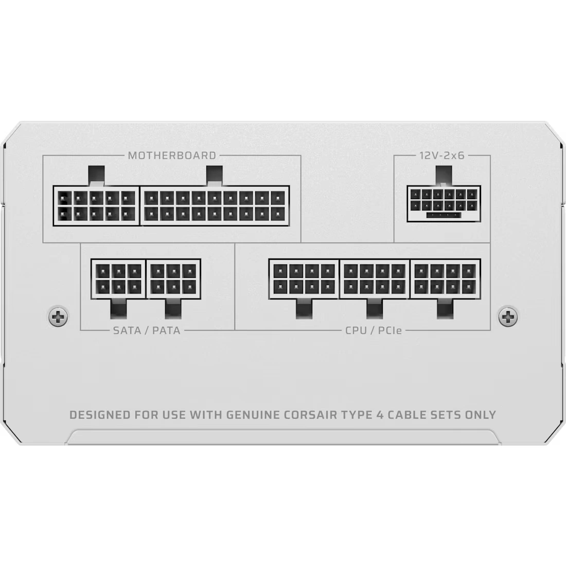 CORSAIR RMe Series RM750e White ATX 3.1 PCIe 5.1 (2025) Fully Modular PSU - 12V‑2×6 (GPU), 750 Watt, 80 plus Gold, Low-Noise 3 CORSAIR RMe Series RM750e White ATX 3.1 PCIe 5.1 (2025) Fully Modular PSU - 12V‑2×6 (GPU), 750 Watt, 80 plus Gold, Low-Noise - Ảnh 3
